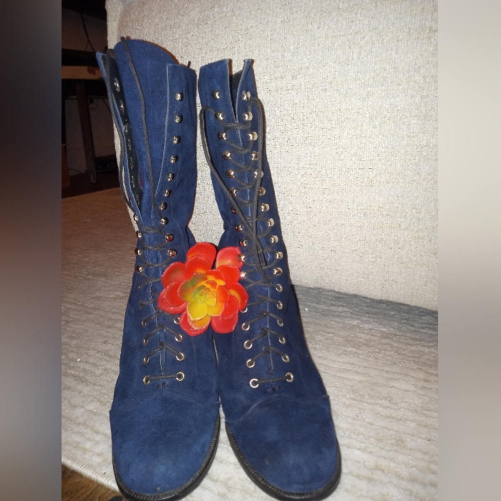 Vintage, Monofinn 1970's lace up Boots size 8 - Picture 3 of 3